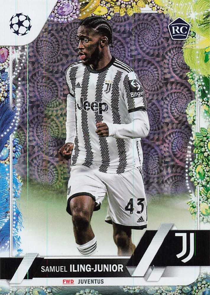 Samuel Iling Junior 2022 Topps UEFA Club Competitions Carnaval Edition