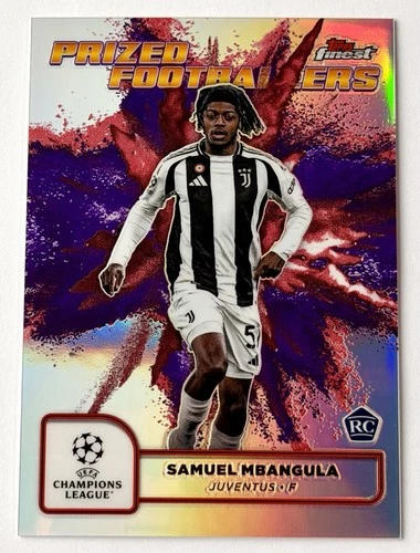 Samuel Mbangula 2024 Topps Finest Purple/Rojo Fusion