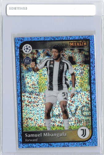 Samuel Mbangula 2025 Topps Merlin Chrome /150