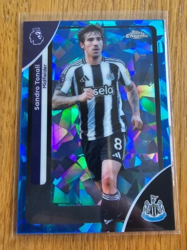 Sandro Tonali 2025 Topps Chrome Sapphire