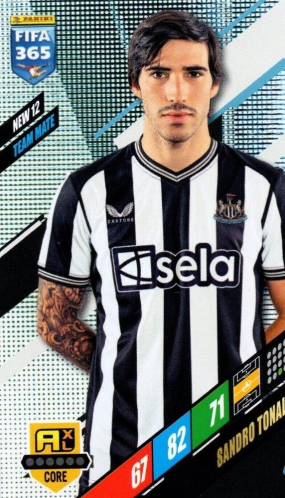 Sandro Tonali 2024 Panini Adrenalyn XL FIFA 365