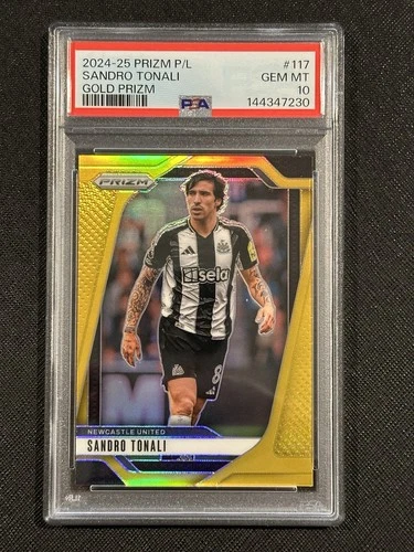 Sandro Tonali 2024 Panini Prizm Gold /10