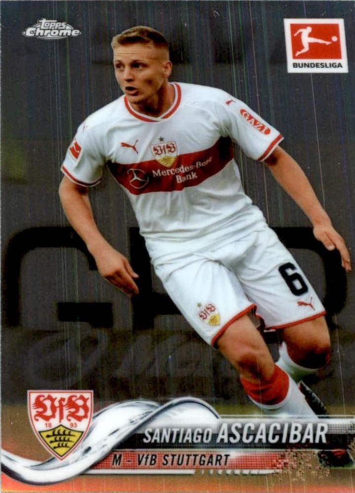 Santiago Ascacibar 2018 Topps Chrome Bundesliga 34