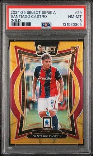 Santiago Castro 2024 Panini Select Serie A Gold /10