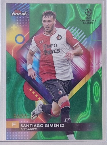 Santiago Gimenez 2023 Topps Finest Green /99