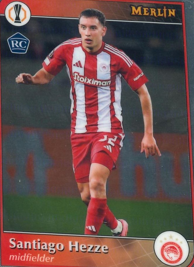 Santiago Hezze 2024 Topps Merlin UEFA Club Competitions