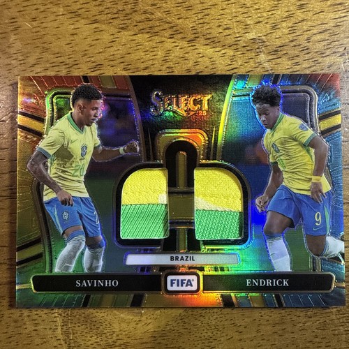 Savinho & Endrick 2024 Panini Select FIFA /25