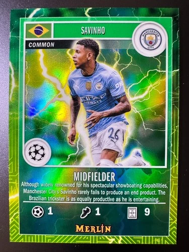 Savinho 2024 Topps Merlin Chrome