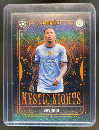 Savinho 2024 Topps Merlin Chrome Orange Refractor /25