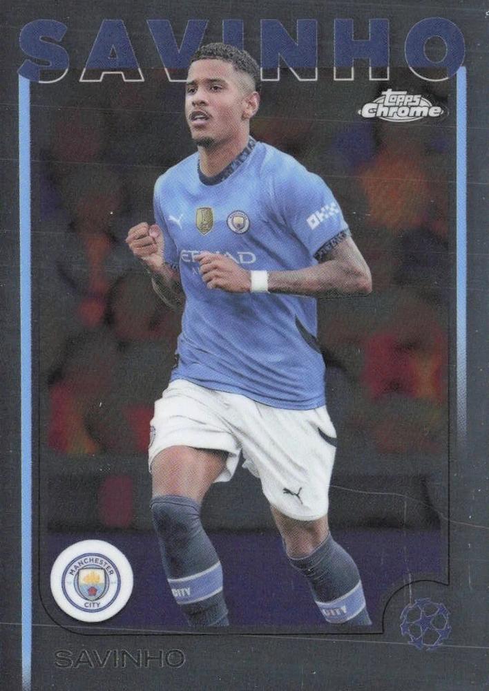 Savinho 2024 Topps Chrome UEFA Club Competitions