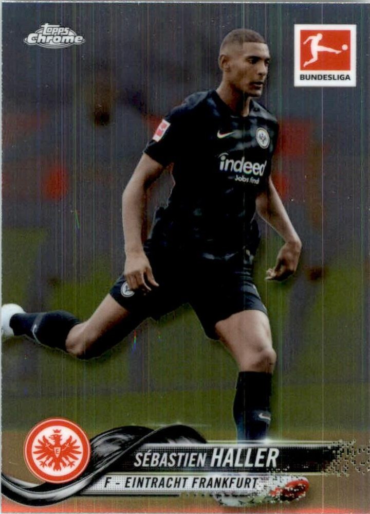 Sébastien Haller 2018 Topps Chrome Bundesliga 78