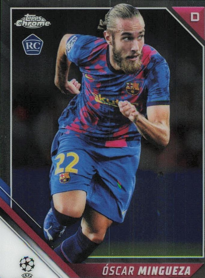 Óscar Mingueza 2021 Topps Chrome UCC 33