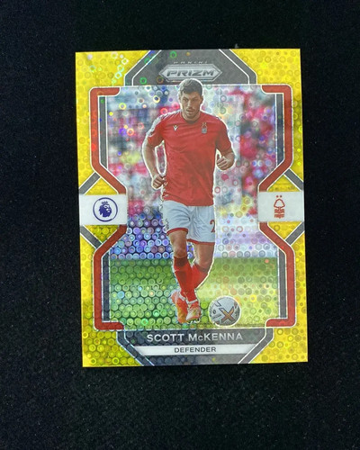 Scott McKenna 2022 Panini Prizm Premier League Gold Disco /10