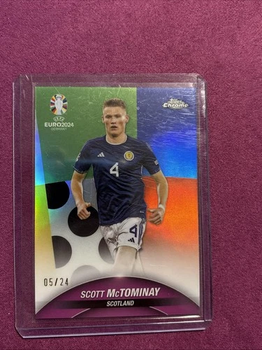 Scott McTominay 2024 Topps Chrome /24
