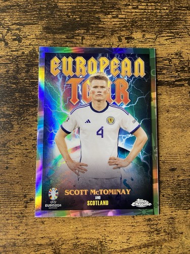 Scott McTominay 2024 Topps Chrome Euro 2024