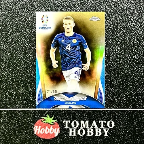 Scott McTominay 2024 Topps Chrome Gold Refractor /50