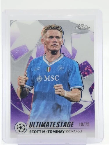 Scott McTominay 2025 Topps Chrome Purple /75