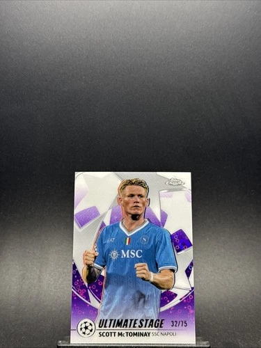 Scott McTominay 2025 Topps Chrome Purple Chrome /75