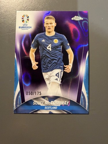 Scott McTominay 2024 Topps Chrome Purple Lava /175
