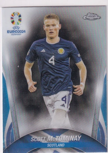 Scott McTominay 2024 Topps Chrome Refractor