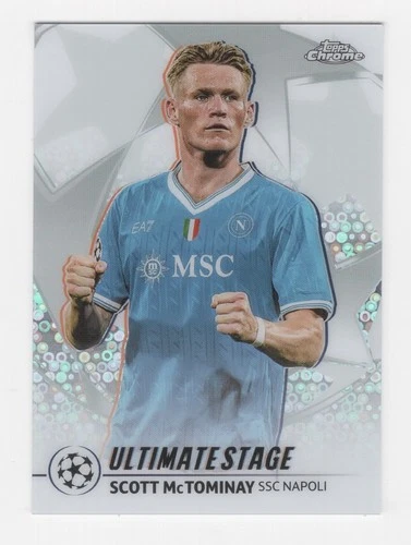 Scott McTominay 2025 Topps Chrome UEFA Club Champions