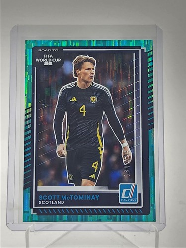 Scott McTominay 2025 Panini Donruss Copa Mundial Verde Azulado /199