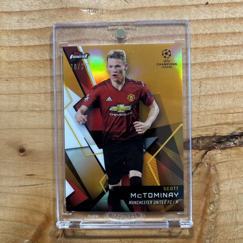 Scott McTominay 2018 Topps Finest Orange /25