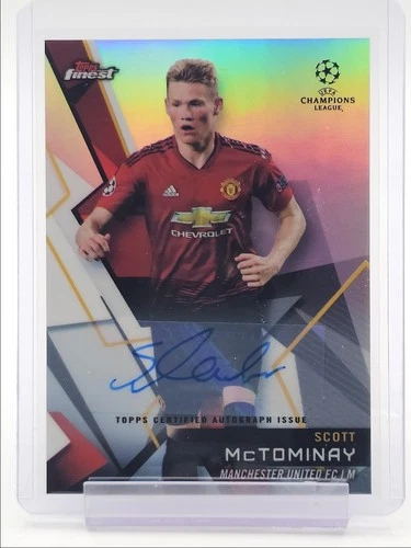 Scott McTominay 2018 Topps Finest Refractor