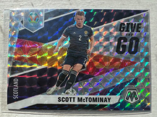 Scott McTominay 2021 Panini Mosaic UEFA Silver Prizm