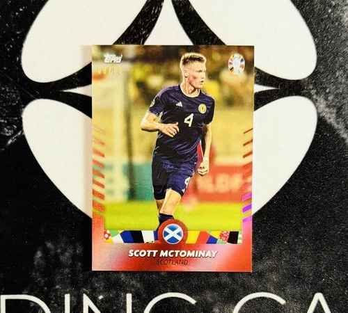 Scott McTominay 2024 Topps Mourinho UEFA Euro Curated Set Red /10
