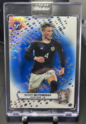 Scott McTominay 2023 Topps Pristine Blue Pulsar /75