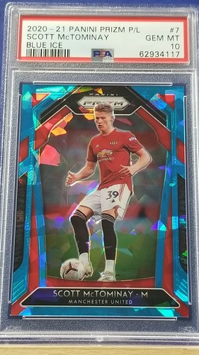 Scott McTominay 2020 Panini Prizm Blue Ice /75