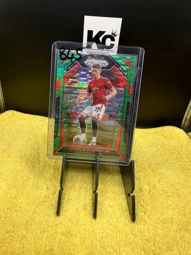 Scott McTominay 2020 Panini Prizm Green Hyper Prizm
