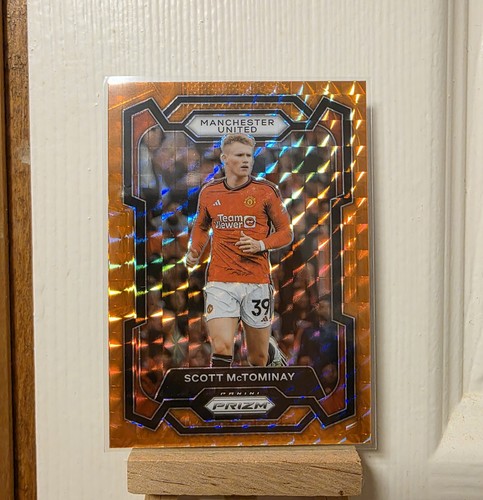 Scott McTominay 2023 Panini Prizm Premier League Orange Mosaic