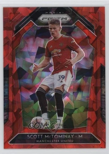 Scott McTominay 2020 Panini Prizm Premier League Red Ice