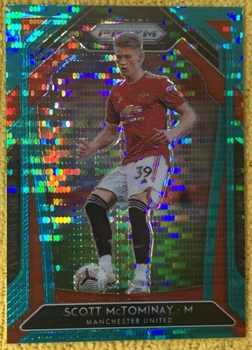 Scott McTominay 2020 Panini Prizm Premier League Teal Prizm /49