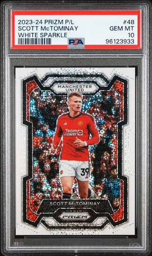 Scott McTominay 2023 Panini Prizm Premier League White Sparkle #48