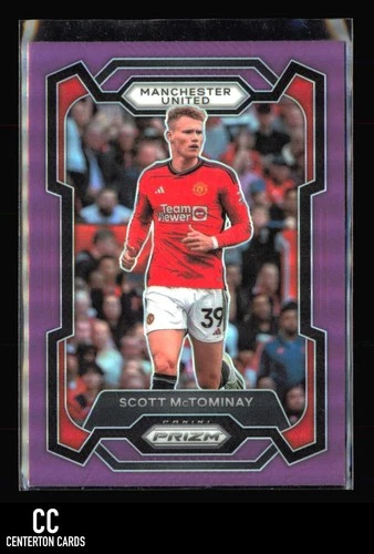 Scott McTominay 2023 Panini Prizm Purple