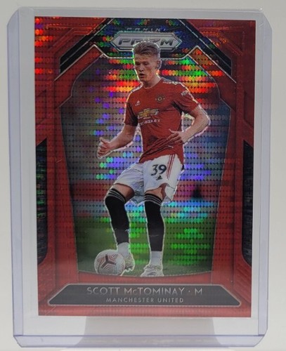 Scott McTominay 2020 Panini Prizm Red Pulsar