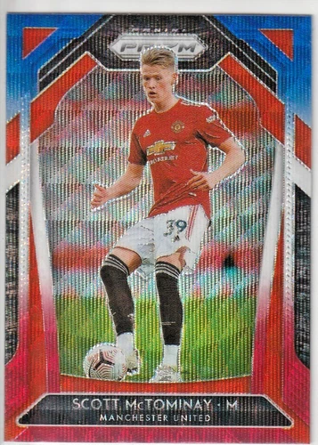 Scott McTominay 2020 Panini Prizm Red White Blue