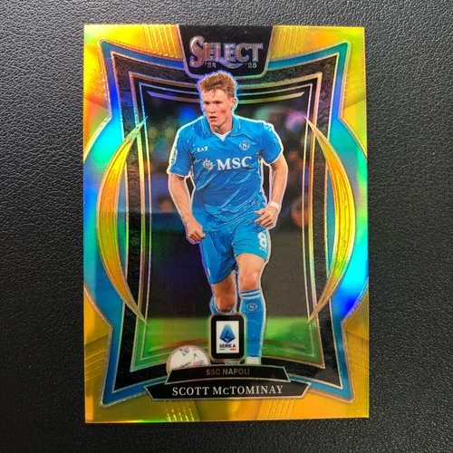 Scott McTominay 2024 Panini Select Gold Prizm 1/10