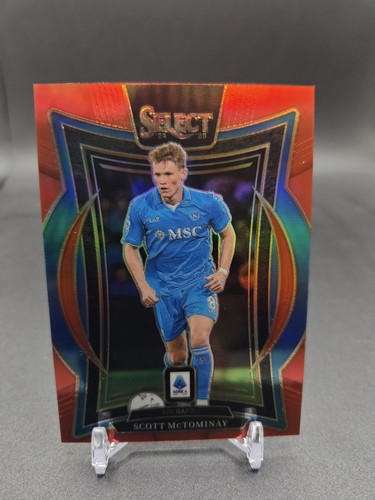 Scott McTominay 2024 Panini Select Red Prizm