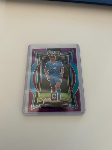Scott McTominay 2024 Panini Select Terrace Purple Prizm /49