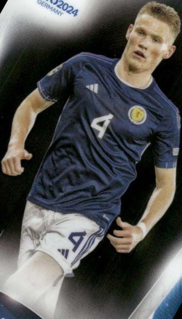 Scott McTominay 2024 Topps Chrome UEFA EURO