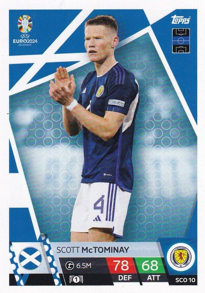 Scott McTominay 2024 Topps Match Attax UEFA EURO