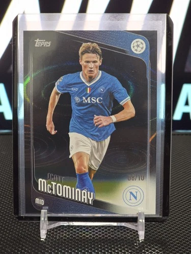 Scott McTominay 2025 Topps UEFA Club Competitions Black Foil /10