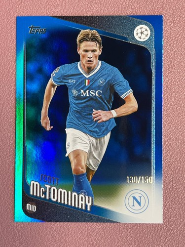 Scott McTominay 2025 Topps UEFA UCC Blue Foil /150