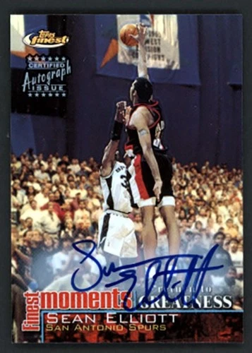 Sean Elliott 2000 Topps Finest Refractor