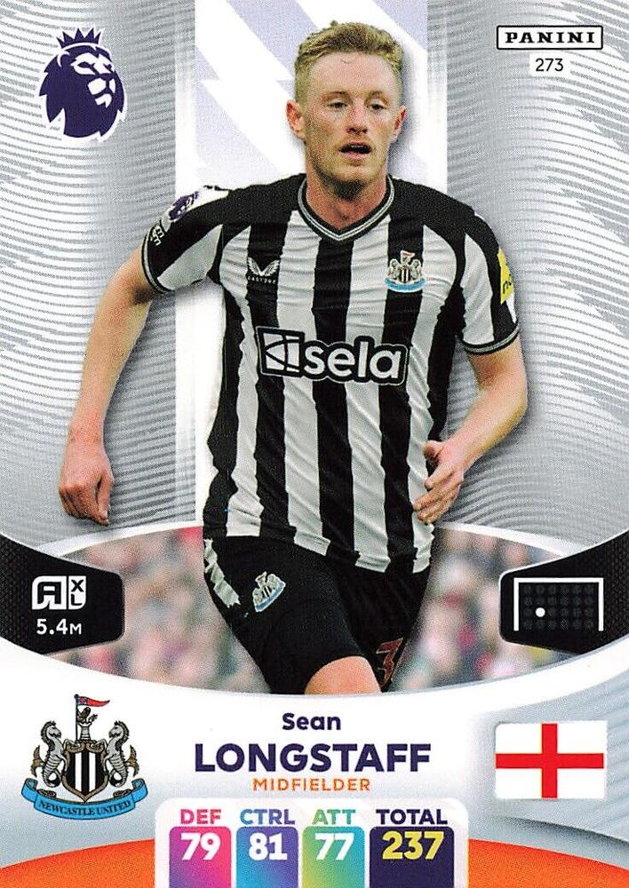 Sean Longstaff 2024 Panini Adrenalyn XL Premier League