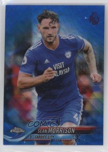 Sean Morrison 2018 Topps Chrome Premier League Blue Wave Refractor 43/75